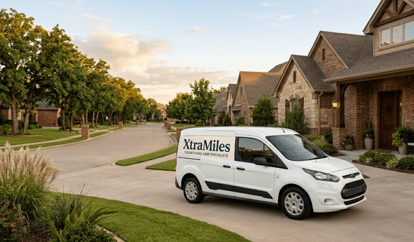 XtraMiles home care service vehicle in Broken Arrow, Oklahoma